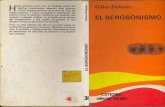 El bergsonismo - Monoskop · PDF fileEl profesor y filósofo francés Gilles Deleuze trata de determinar en este libro la relación y el progreso que implican. Gilles Deleuze EL BERGSONISMO