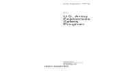 Safety U.S. Army Explosives Safety Program - 65.175.100.5465.175.100.54/uxofiles/enclosures/AR38564.pdf · U.S. Army Explosives Safety Program This revision--o Establishes an Executive