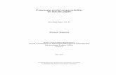 Corporate social responsibility: an issues · PDF fileCorporate social responsibility: an issues paper ... Corporate social responsibility: an issues paper ... 3 Robert Ackerman and