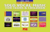 Closer Look - Hal Leonard Corporation · PDF filewith the online “Closer Look” ... Down by the Sally Gardens (arr. Hughes) • Come again, ... Most voice teachers and sing