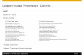 Customer Master Presentation - Contents - websmp110.sap …sapidp/... · HCM Processes and Forms Services for Manager Lanes Talent ... Low HR process ... processes activated in the