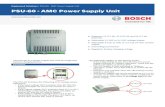 PSU-60 - AMC Power Supply Unit - Bosch Securityresource.boschsecurity.com/documents/Data_sheet... · Engineered Solutions | PSU-60 - AMC Power Supply Unit PSU-60 - AMC Power Supply