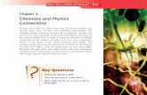 Chapter 4 Chemistry and Physics Connections · PDF fileChapter 4 Chemistry and Physics Connections To learn about life, you need a few tools. In the last chapter, you learned about
