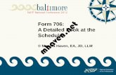Form 706: A Detailed Look at the Schedules mhaven 706_NATP Slides.pdf · • To obtain a closing letter from the IRS ... (Form 1041) or beneficiary (Form 1040) or both ... Sample