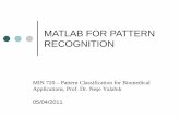 MATLAB FOR PATTERN RECOGNITION - Página Principalsadoc/machinelearning/matlab-sadoc.pdf · MATLAB FOR PATTERN RECOGNITION MIN 720 – Pattern Classification for Biomedical Applications,