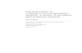 Fire evacuation in underground transportation systems…metroproject.se/Pubs/LU3151.pdf · Fire evacuation in underground transportation systems: a review of accidents and empirical