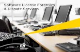 Software License Forensics & Dispute · PDF file · 2015-07-284 Software License Forensics & Dispute Services Over usage of license Rogue codes, cracks, keygens & pirated software