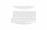 Effects of Religion and Purpose in Life on Elders ... of Religion and Purpose in... · Effects of Religion and Purpose in Life on Elders’ Subjective Well-Being and Attitudes Toward