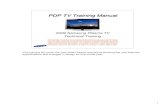 PDP TV Training Manual - - LCD & LED TV Repair Tips ...1 2009 Samsung Plasma TV Technical Training PDP TV Training Manual This information is published for experienced repair technicians