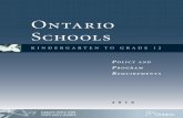 Ontario Schools: Kindergarten to Grade 128 ONTARIO SCHOOLS, KINDERGARTEN TO GRADE 12 references to the relevant documents (see, for example, section 1.2, “Environmental . · 2017-4-7