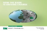 HOW THE BANK IS DRIVING CHANGE - BNP Paribas · PDF fileHOW THE BANK IS DRIVING CHANGE The bank for a changing world 2015 ANNUAL REPORT. BNP PARIBAS, ... Reporting a net income Group