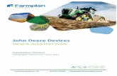 John Deere Devices - Amazon S3 · PDF fileThe John Deere Devices Module is an optional extra to the ... Data is exported to the John Deere Displays and imported back to Gatekeeper