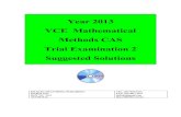 2013 Kilbaha VCE Mathematical Methods Trial Exam 2 ... · PDF fileKILBAHA MULTIMEDIA PUBLISHING ... Mathematical Methods CAS Trial Exam 2 Solutions Section 1 Page 3 ... there is no