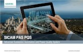 SICAM PAS PQS - Siemensw3.usa.siemens.com/smartgrid/us/en/distributech/Documents... · SICAM PAS PQS Substation Automation: Two Solutions One Result