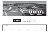 Housing and Residence Life - University of West · PDF fileRESIDENTIAL LIFEGUIDE Resident Room Gilbert Hoover Patterson Reed Selden Stickney Housing and Residence Life 2016 – 2017