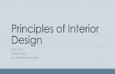 Principles of Interior Design - Middle Tennessee State ...mtsu.edu/humansciences/pdfs/IDES3710S16boards.pdf · Principles of Interior Design IDES 3710 SPRING 2016 MS. DEBORAH BELCHER.