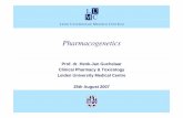 Prof. dr. Henk-Jan Guchelaar Clinical Pharmacy ...users.ugent.be/~lvbortel/Saturday_2.pdf · Pharmacogenetics Prof. dr. Henk-Jan Guchelaar Clinical Pharmacy & Toxicology Leiden University