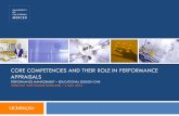 core competencies and their role in performance appraisalshr.ucmerced.edu/files/page/documents/webchat_slide_-_core... · core competencies and their role in performance appraisals