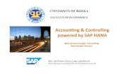 Accounting & Controlling powered by SAP HANA - uhk.hruhk.hr/wp-content/uploads/sites/389/2015/10/EFRI_S_FIN_Lecture.pdf · Accounting & Controlling powered by SAP HANA ... FI) can