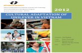 CULTURAL ADAPTATION OF UNILEVER IN VIETNAM551671/FULLTEXT01.pdf · CULTURAL ADAPTATION OF UNILEVER IN VIETNAM ... Methodology This research work is qualitative in nature and is based