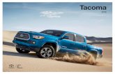 2016 Tacoma eBrochure - Toyota · PDF fileLet’s light it up. ... you can keep your focus on steering through difficult terrain. ... Roll-sensing Side Curtain Airbags (RSCA),