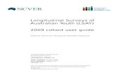 Y09 user guide - LSAY Web view38LSAY 2009 cohort user guide. 58. LSAY 2009 cohort user guide. NCVER. 39. NCVER. 59. Longitudinal Surveys of Australian Youth (LSAY) ... (for both SAS