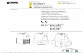 Einstellungen für Parker EPP4 · PDF fileP4C.62.. < 200 mBar . Forced exhaust: The EPP4 regulator is equipped with an electronic safety circuit which automatically drops the output