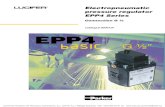 Electropneumatic pressure regulator EPP4 · PDF fileInstallation and setting instructions: See our 12 pages “Bulletin 408038” and appendix supplied with the ... The EPP4 Series