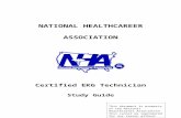 NATIONAL HEALTHCAREER ASSOCIATIO /NHA Study Guide EKG.d  Web viewNATIONAL HEALTHCAREER ASSOCIATION. ... (LA), the right arm (RA) ... OSHA (Occupational Safety and Health Administration)