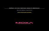 NPort 5100 Series User’s Manual - MOXA · PDF fileNPort 5100 Series User’s Manual Seventh Edition, ... DIN-Rail Mounting Kit ... Pull High/Low Resistor for RS-485: 1 KΩ,