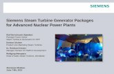 Siemens Steam Turbine Generator Packages for …2010.atomexpo.ru/mediafiles/u/files/Presentation/OBernstrauch.pdf · Siemens Steam Turbine Generator Packages for Advanced Nuclear