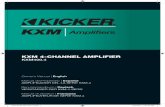 2013 KXM 400.4 Rev E -  · PDF fileAMPLIFICADOR DEL LA SERIE KXM.4 Benutzerhandbuch | Deutsch VERSTÄRKER DER KXM.4-SERIE Manuel d’utilisation | Française AMPLIFICATEUR DE
