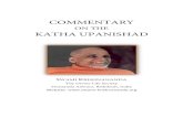 Commentary on the Katha Upanishad - Swami · PDF fileCOMMENTARY . ON THE. KATHA UPANISHAD . SWAMI KRISHNANANDA. The Divine Life Society . Sivananda Ashram, Rishikesh, ... The Katha