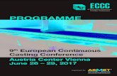 th European Continuous Casting Conference …eccc2017.org/downloads/ECCC_2017_06_web.pdf · The 9th European Continuous Casting Conference focusses on new developments ... n Thin
