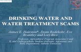 DRINKING WATER AND WATER TREATMENT SCAMSsrwqis.tamu.edu/media/2240/hairston.pdf · DRINKING WATER AND WATER TREATMENT SCAMS James E. Hairston*, Donn Rodekohr, Eve Brantley and Lori