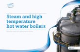 Steam and high temperature hot water boilers - Carbon · PDF fileopportunities for steam and high temperature hot water boilers ... heated to will depend on whether the boiler output