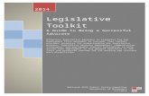 Legislative Toolkit - Web viewLegislative Toolkit. A Guide to Being a Successful Advocate. Effective legislative advocacy is essential for the Employment First movement to succeed