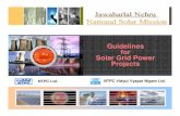 Guidelines for Solar Grid Power Projects - NVVN Ltdnvvn.co.in/NVVN Presentation.pdf · Guidelines for Solar Grid Power Projects ... central unallocated power of NTPC coal based stations