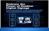 A FROST & SULLIVAN WHITE PAPER Embrace the …s7d2.scene7.com/is/content/SamsungUS/samsungbusiness/short-form... · Embrace the Power of Outdoor Digital Signage High-bright digital