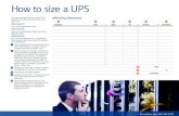How to size a UPS - Power Pros, Inc. - Eaton Powerware · PDF fileHow to size a UPS ... When choosing a UPS, be sure that the . ... equipment does not exceed the VA rating of the UPS.