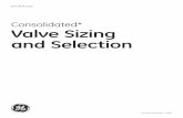 Consolidated* Valve Sizing and Selection · PDF filepublished in API RP 520 for determining the required Consolidated valve series. On page 10, the equations of page 9 are modified