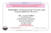Reliability of Integrated Circuits and Semiconductor ... · PDF fileMicroelectronic Engineering ... Reliability of Integrated Circuits and Semiconductor Devices Dr ... depletion region