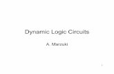Dynamic Logic Circuits - Pusat Pengajian Kejuruteraan ...ee.eng.usm.my/eeacad/arjuna/dynamlogicircuitII.pdf · logic circuits can be solved by placing an inverter in series with the