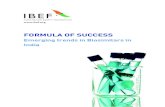 rEmerging trends in Biosimilars in India - IBEF · PDF fileFormula of Success\rEmerging trends in Biosimilars in India