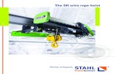 The SH wire rope hoist - jecmenica.co.rs Uzetne dizalice - Wire rope hoists.… · The SH wire rope hoist 5 frame sizes, 26 load capacity variants Stationary design or different trolleys