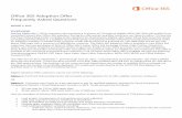 Office 365 Adoption Offer Frequently Asked Questions · PDF fileOffice 365 Adoption Offer Frequently Asked Questions AUGUST 5, 2015 OVERVIEW Starting September 1, 2014, customers who