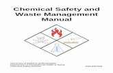 Chemical Safety and Waste Management Manual · PDF fileChemical Safety and Waste Management Manual University of Alabama at Birmingham Department of Occupational Health & Safety Chemical