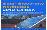 Solar Electricity Handbook1.droppdf.com/files/f4bRh/solar-electricity-handbook-michael... · Solar Electricity Handbook A simple, practical guide to solar ... Solar power and wind