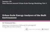 Urban-Scale Energy Analyses of the Built Environmentweb.eecs.utk.edu/~new/presentations/2016_ASHRAE_Seminar39_Univ... · Urban-Scale Energy Analyses of the Built Environment ... Uptake