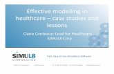 Effective modelling in healthcare –case studies and …mashnet.info/wp-content/files/ClaireCordeaux_MASHnet12Nov10.pdf · SIMUL8 Corporation SIMUL8.com Tel: 1 800 547 6024 | +44